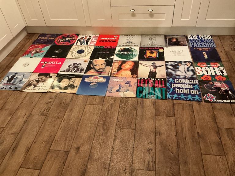 Vinyl album and 12” singles collection 