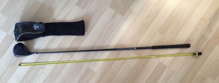 Golf Driver - John Letters Trilogy titanium driver, 10 degree, graphite shaft.