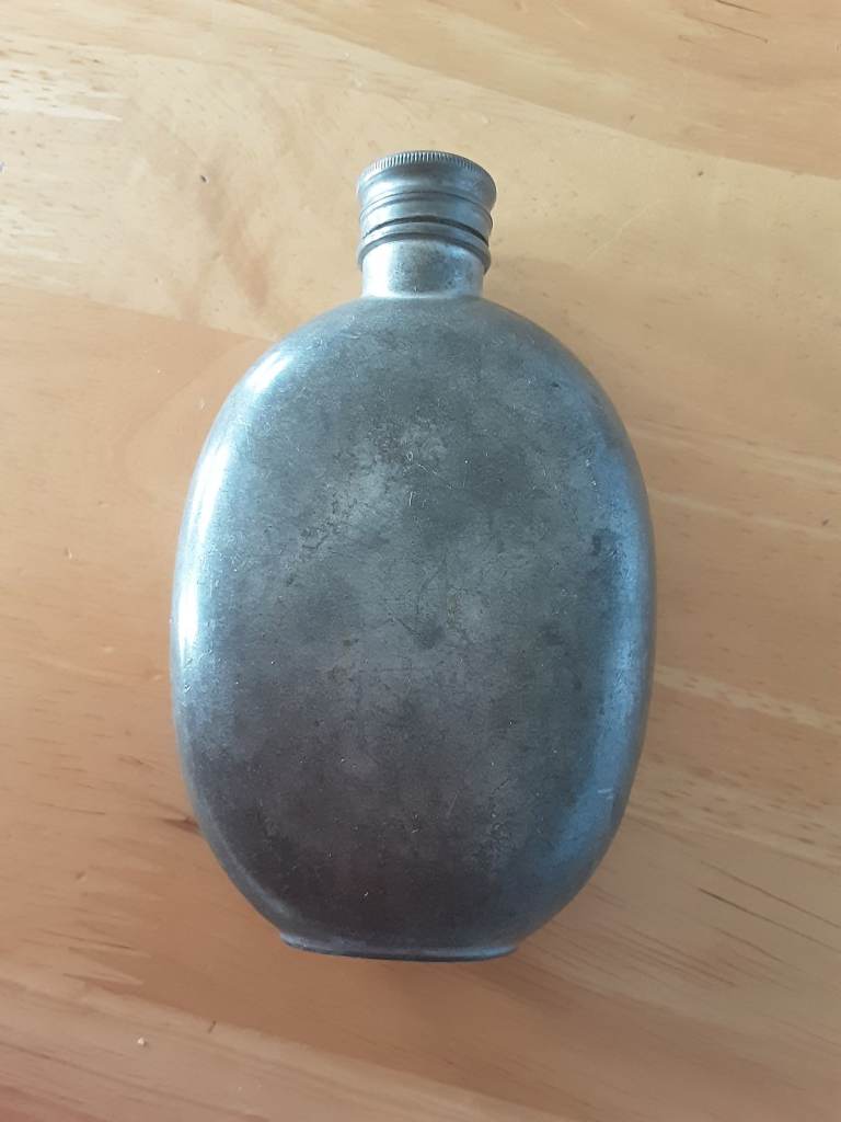 Late Victorian-Edwardian hip flask