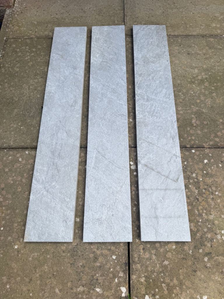 Pavestone Light Grey Edging Slabs (x3)