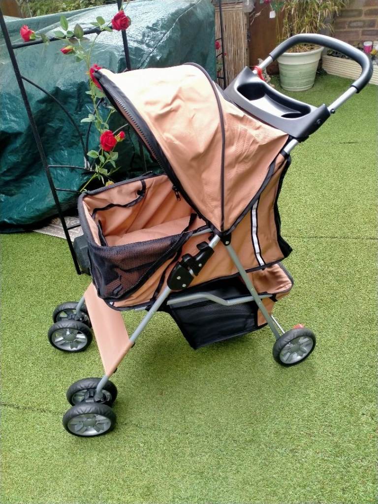Dog pushchair+crate 