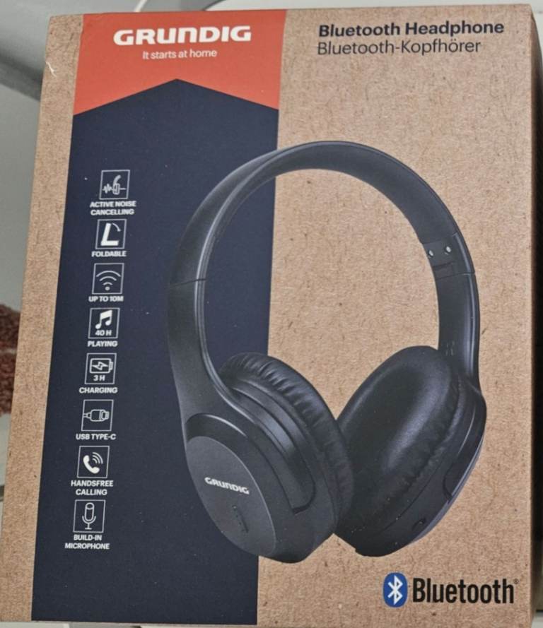 Grundig Bluetooth Headphones - New in Box