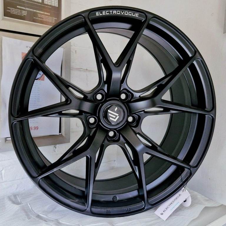 MAZDA 6 CX5 SET 4x 19'' ERO FLOW FORM SATIN BLACK 8.5J ET35 NEW ALLOY WHEELS