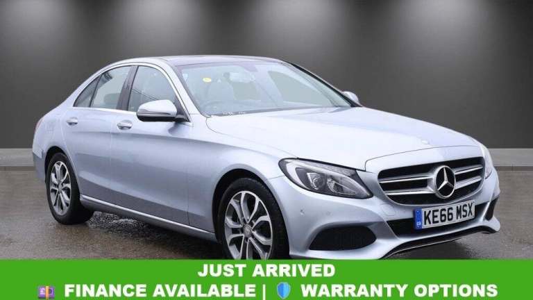 2017 Mercedes-Benz C Class 2.0 C200 Sport (Premium) Saloon 4dr Petrol G-Tronic+ Euro 6 (s/s) (184...