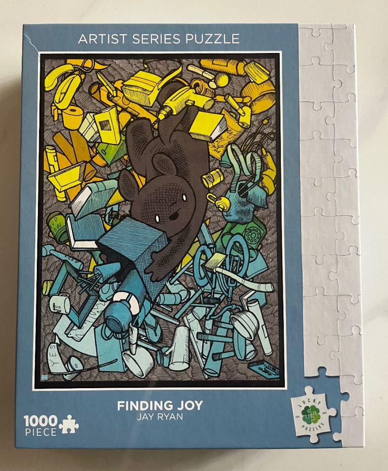 Jay Ryan rabbit - 1000 Piece Jigsaw Puzzle
