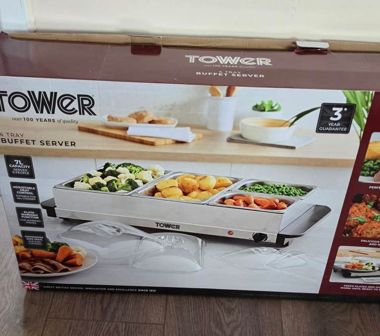 Tower 7L Buffet Server – New in Box