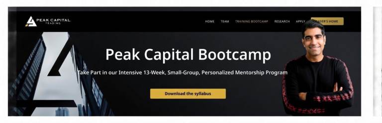 Andrew Aziz Peak Capital Trading (PCT) Bootcamp