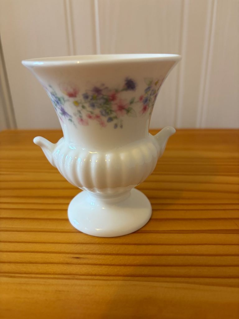 Wedgewood Angela design vases and ginger jar