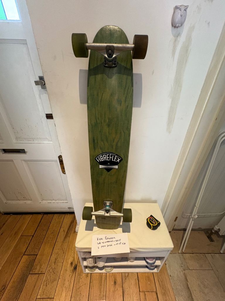 Rare Gordon Smith (G&S) D105 44" Kicktail Longboard.