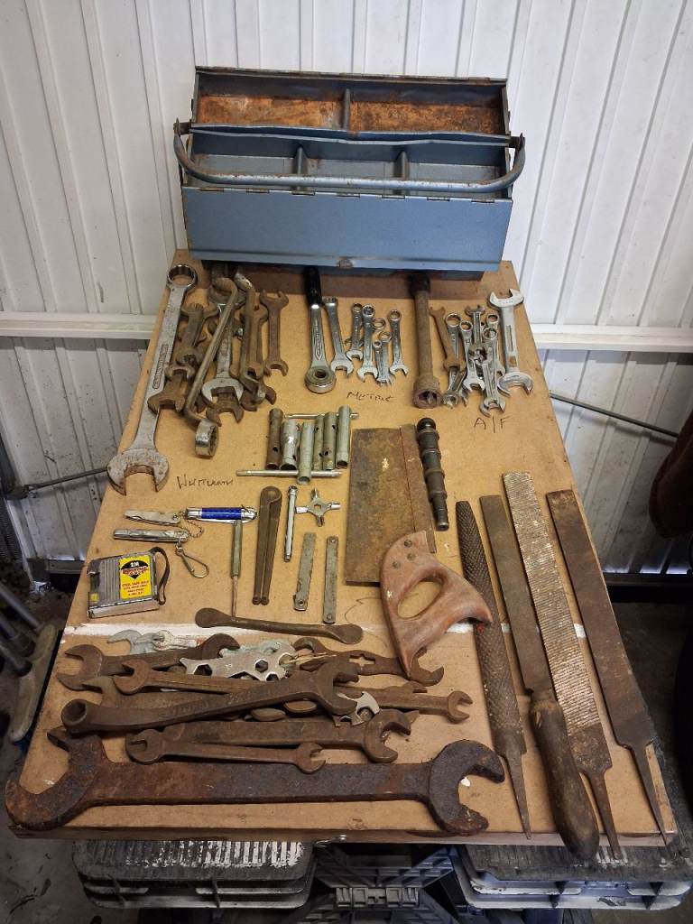 Cantilever Tool Box With Various Tools 