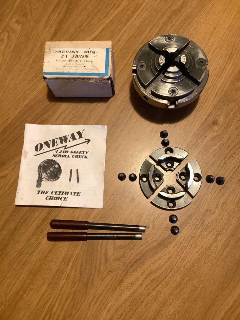 Oneway 4 Jaw Chuck for woodturning lathe