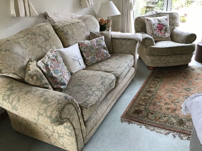 Ducal 3 seater sofa and armchair
