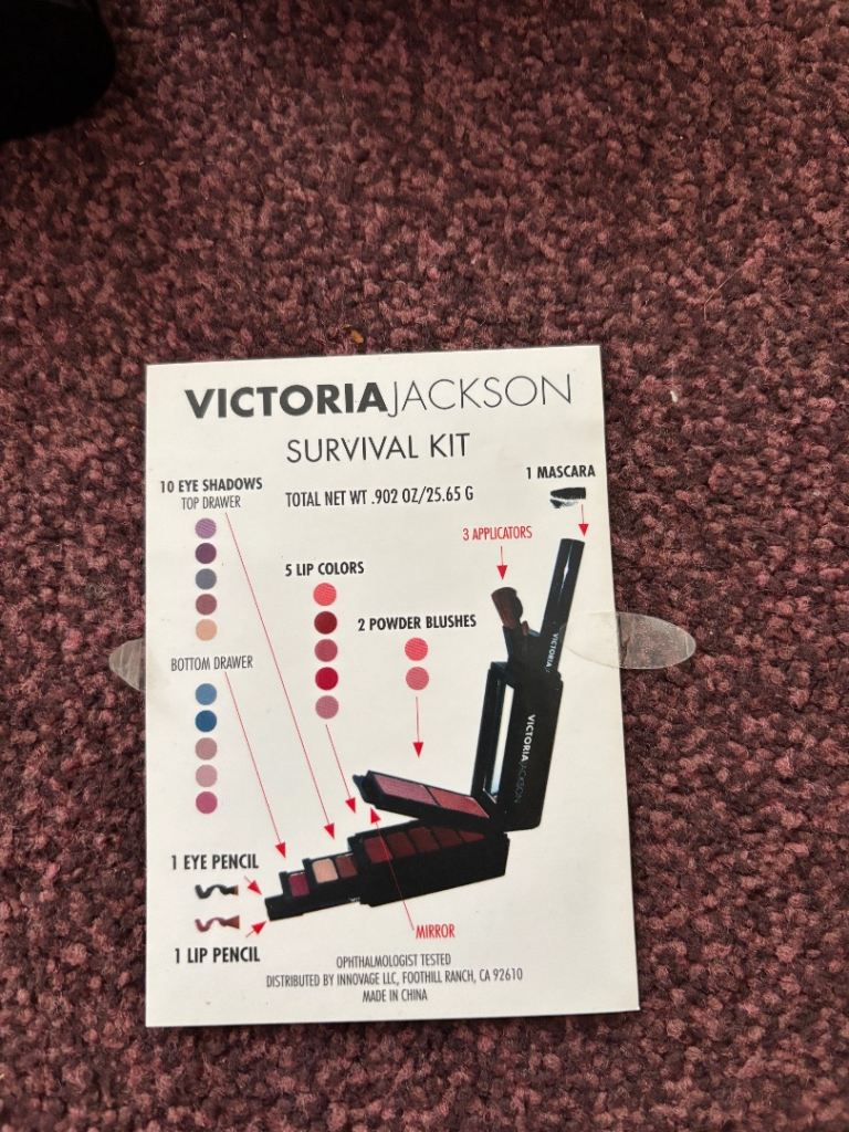Brand New Victoria Jackson Survival kit