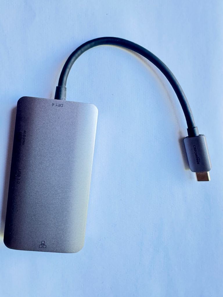 USB-C Adapter with HDMI, Ethernet Port, USB 3.0 and 100W PD Charging, Thunderbolt 3 Compatible