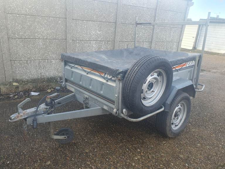 Erde 163 Trailer with Ladder rack 