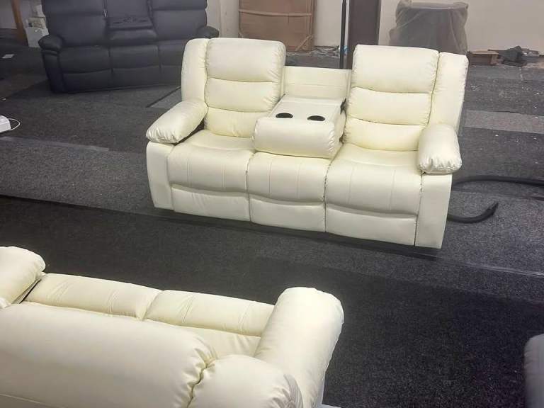 🛏️Brand New Leather Roma Recliner 3+2 Seater & Corner Sofa >> 35% Off >> Order Now >>