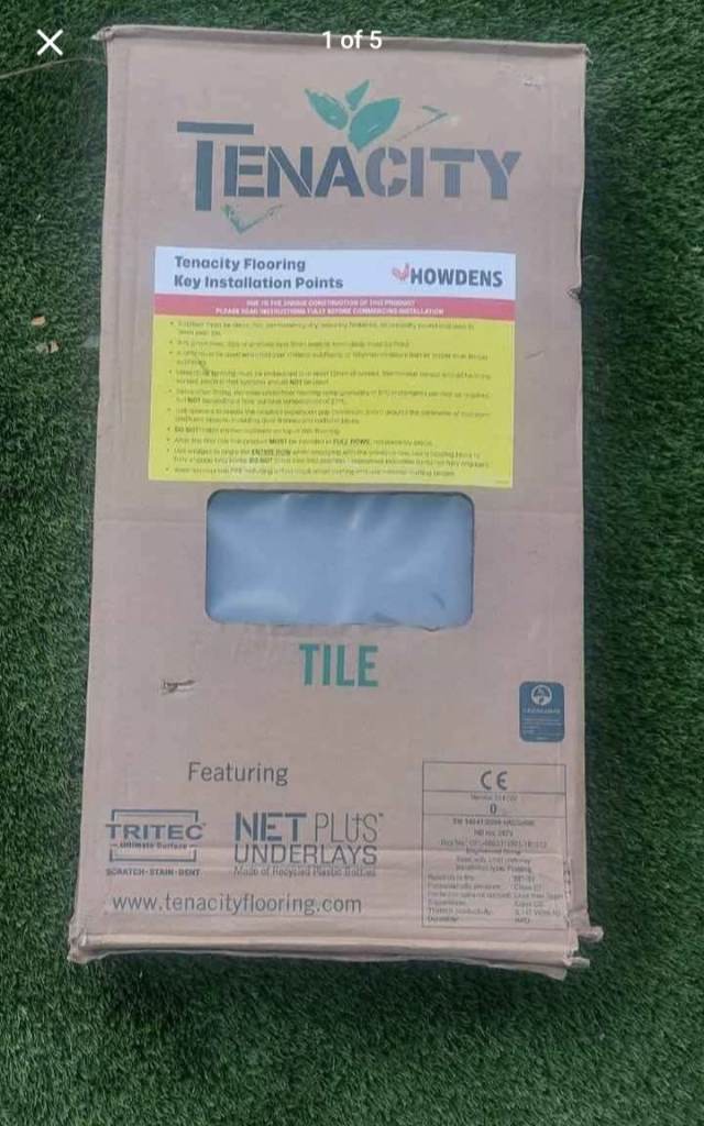 Howden tenacity tiles  grey 2.13m2 per box
