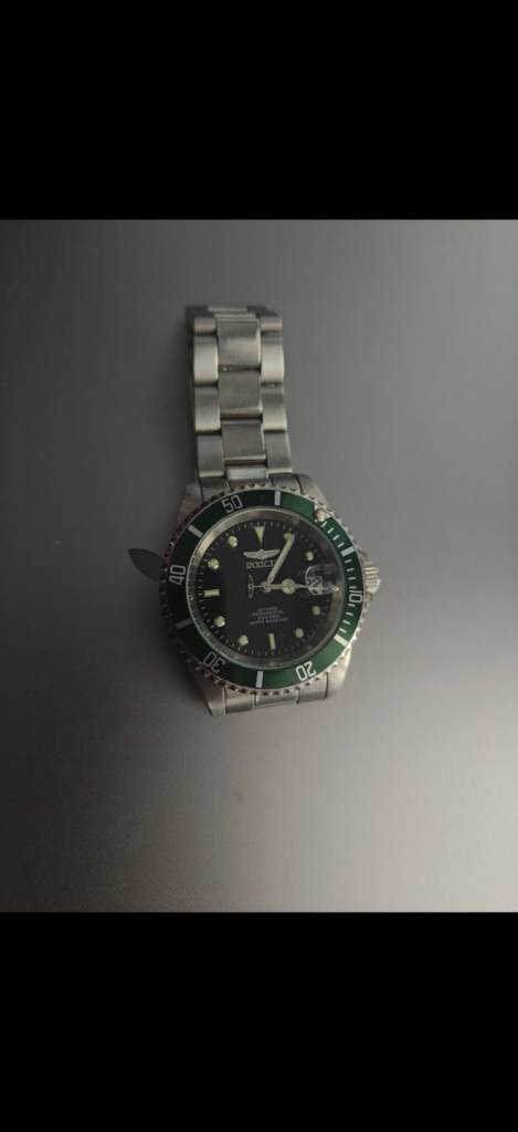 Invicta Pro Diver Automatic Watch  green Dial Steel mens Watch 