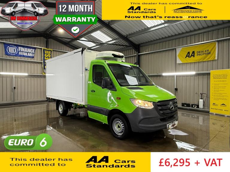 2020 Mercedes-Benz Sprinter 70 Plate 2.1CDI Eu6 314 CDI RWD Fridge Freezer + VAT CHASSIS CAB Dies...