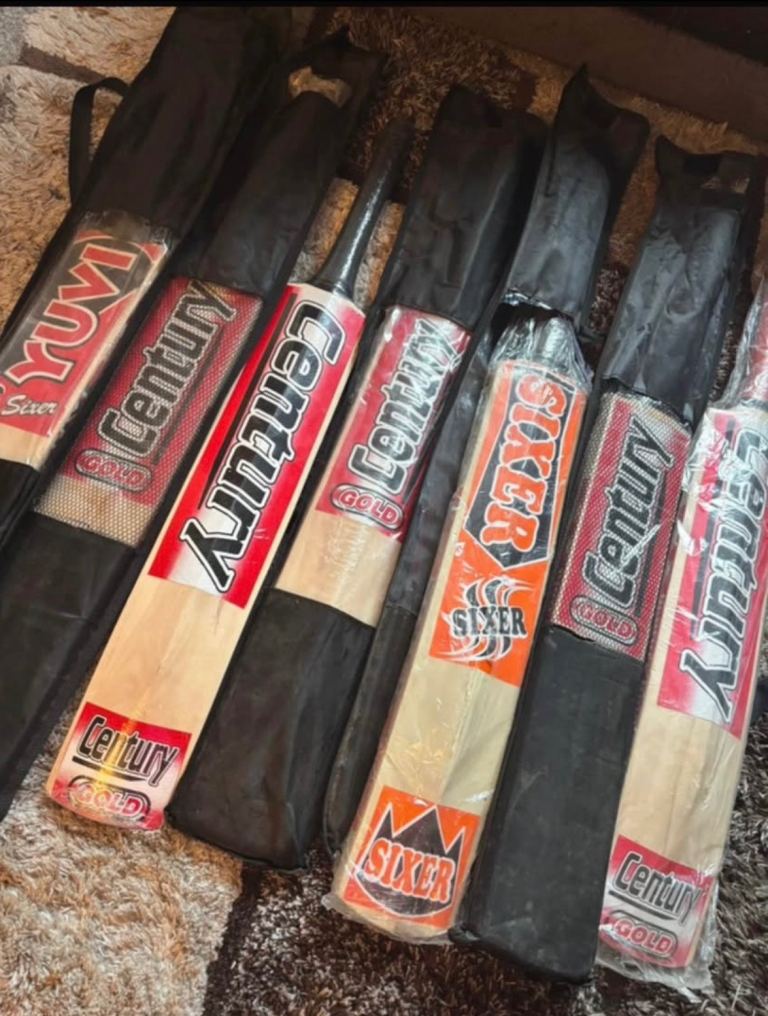 Job lot of cricket bats 