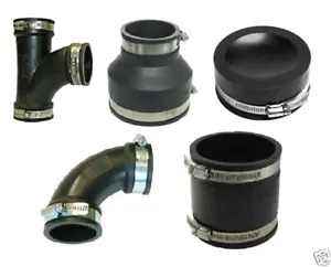 Rubber pipe Fittings all Sizes