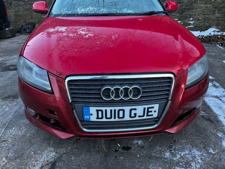 AUDI A3 8P FRONT BUMPER 08-12 CHERRY RED 