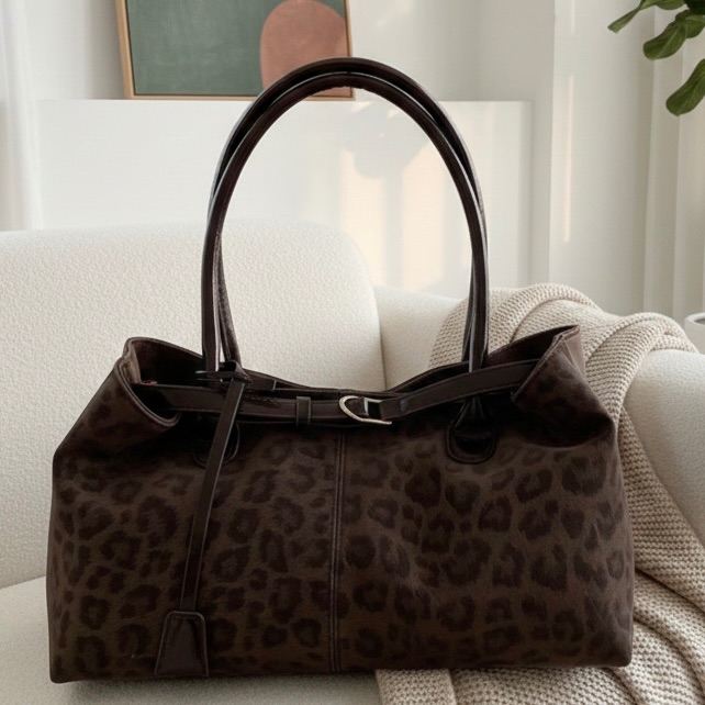 Shoulder Bag/Leopard Print 