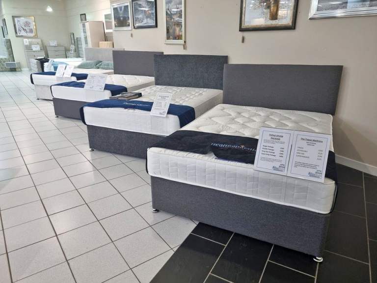 ⚡ SAME DAY ⚡ Divan Storage Bed with Drawers | Single, Small Double, Double, King Size | 20% OFF ::