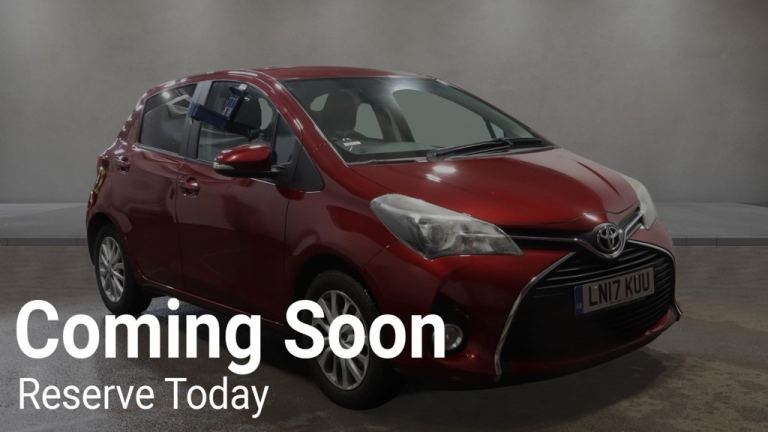 2017 Toyota Yaris 1.33 VVT-i Icon 5dr CVT HATCHBACK Petrol Automatic