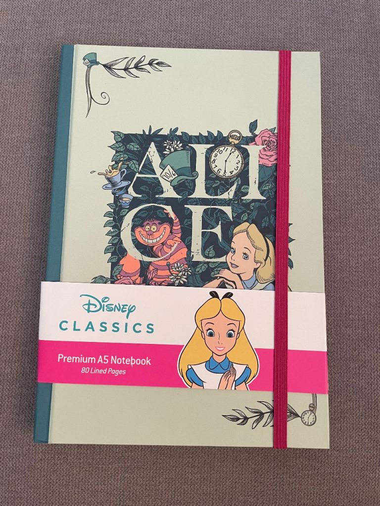 Alice in Wonderland notebook A5