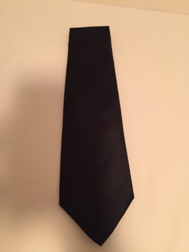 Ted Baker Black 100% Silk Tie – Classic 8cm Blade | Authentic Designer Accessory (With Tags)