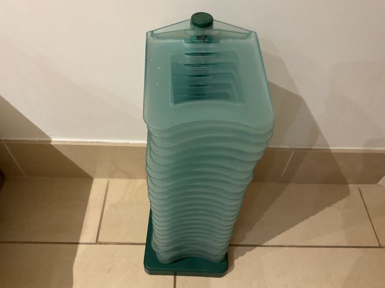 Touquise Tall C D Rack 