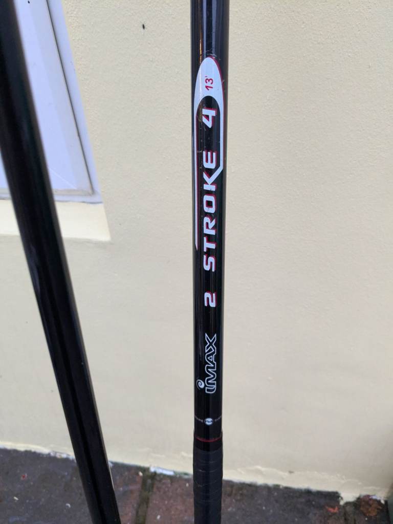 IMAX 2 stroke 4 light beachcaster fishing rod ideal bass rod in good condition 