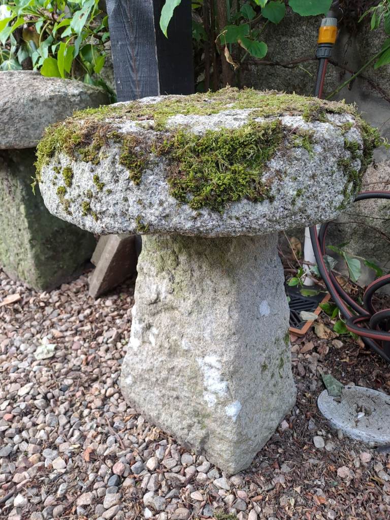 Staddle Stones Granite & Sandstone Mushroom Toadstool Straddle Stone