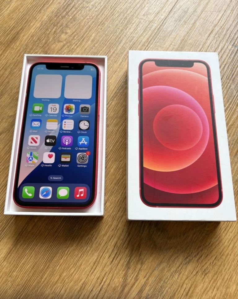 iPhone 12 mini Red 64GB Excellent condition 