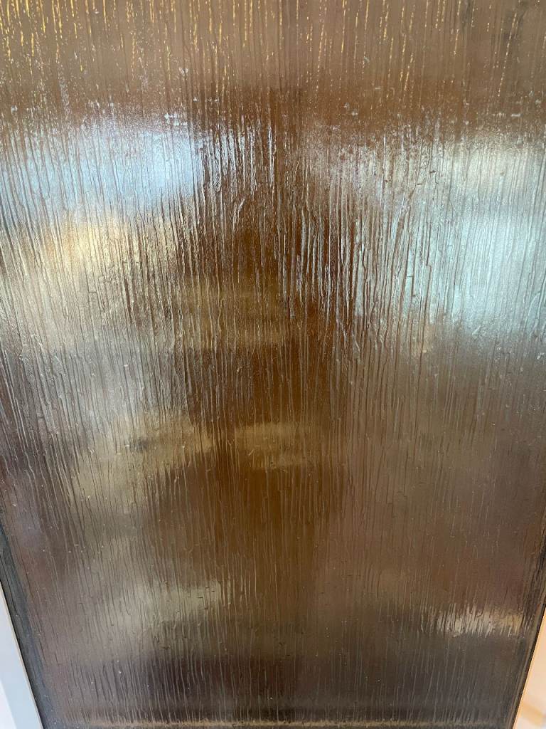 UPVC DOOR 201 x 83 cm - BEAUTIFUL UPVC DOUBLE GLAZED DOOR - OBSCURE GLASS (REF: DX204)