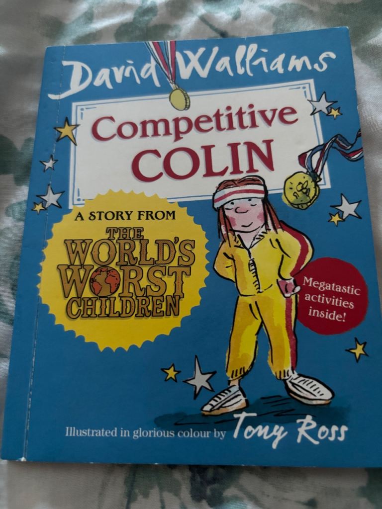 David Walliams Competitive Colin Book - Good Condition