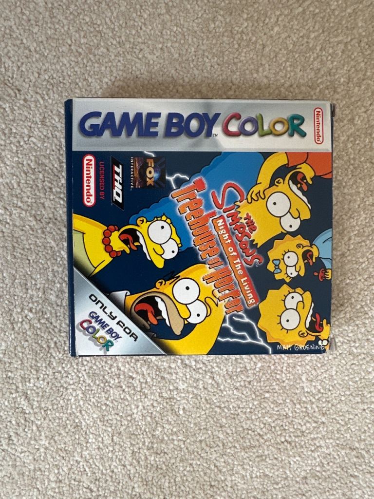 The Simpson Game Boy 