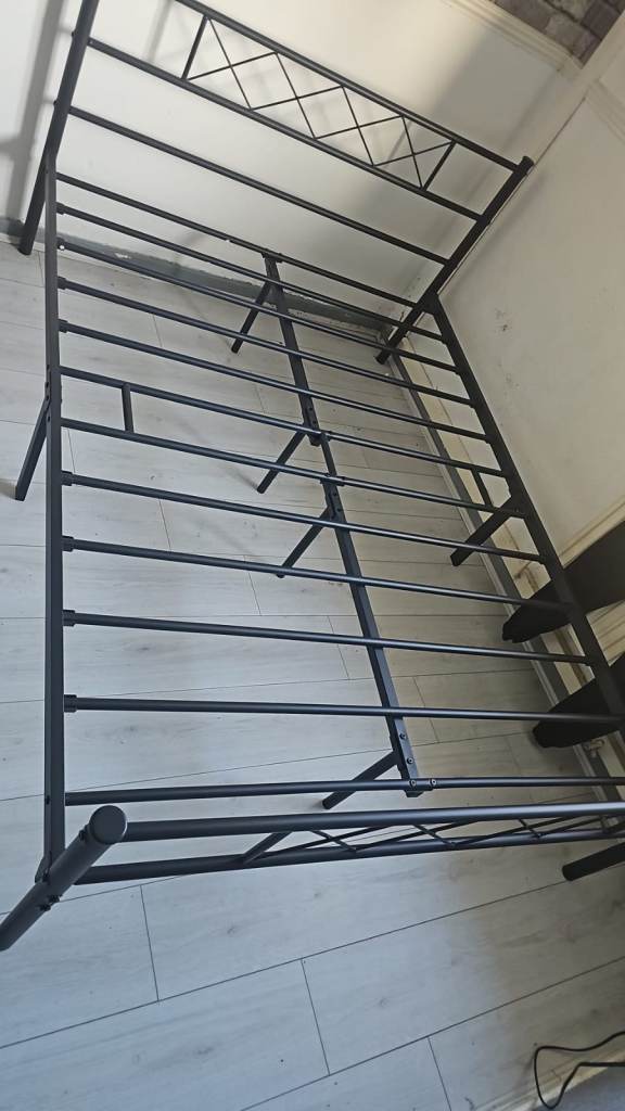 Double metal bed frame