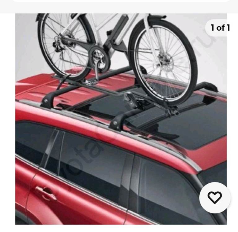 Toyota Rav4 roof bars and cycle rail