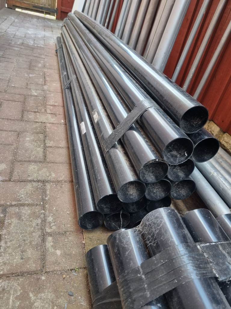 image for NEW Ducting Downpipes 2.5m 68mm Black Round