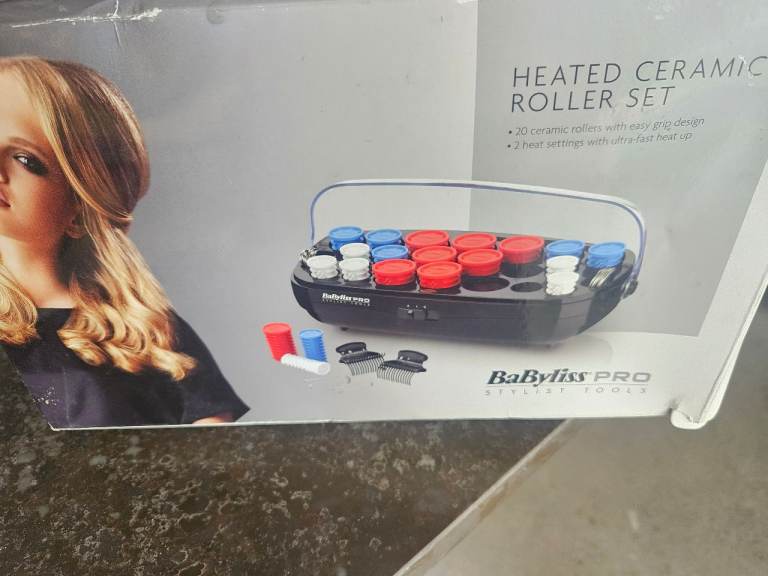 BaByliss PRO Heated Ceramic Roller Set – New