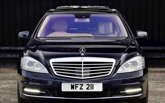 WF Private Number Plate Registration 3x3 - WFZ 211 William Fraser