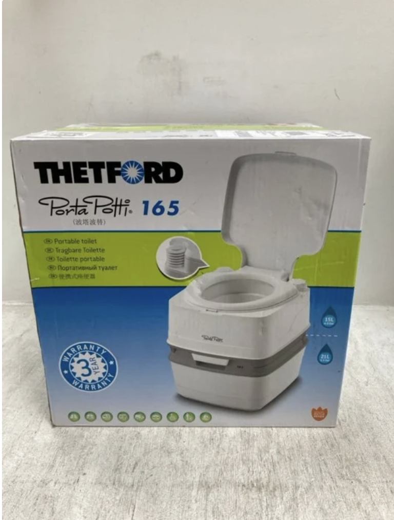 THETFORD PORTA POTTI 165 TRAVEL/CAMPER TOILET SYSTEM