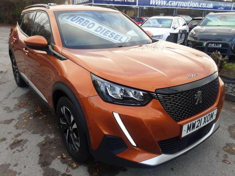 2021 Peugeot 2008 1.5 2008 Allure Blue HDi S/S 5dr HATCHBACK Diesel Manual