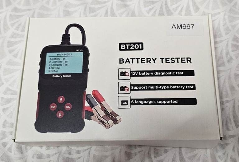 Car Battery Tester - New in Box