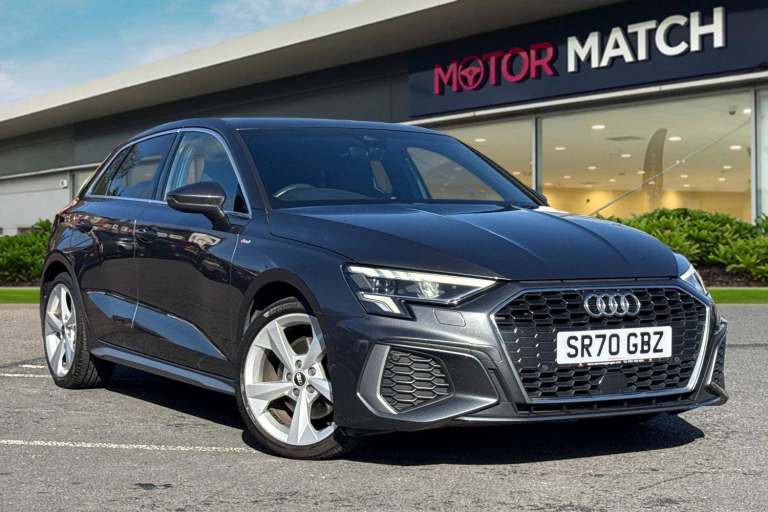 2020 Audi A3 1.0 TFSI 30 S line Sportback Euro 6 (s/s) 5dr Hatchback PETROL Manual