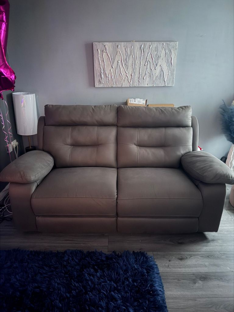 image for leather looking scs 2 sofas 