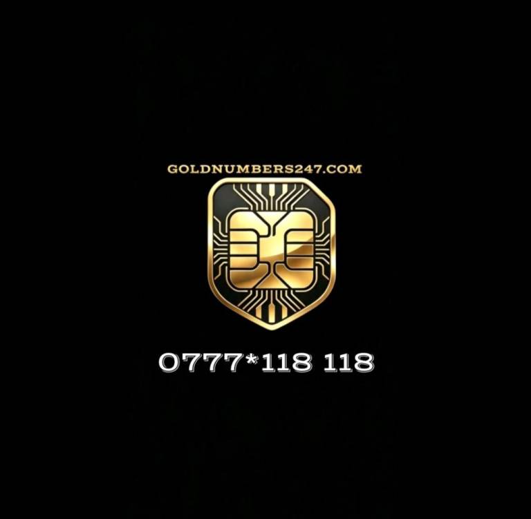 GOLD VIP EXCLUSIVE PLATINUM DIAMOND EASY MOBILE NUMBERS 0777*118118