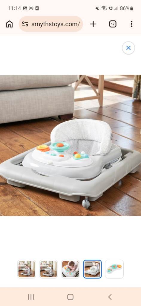 Babylo Easy Up Baby Walker Paisley